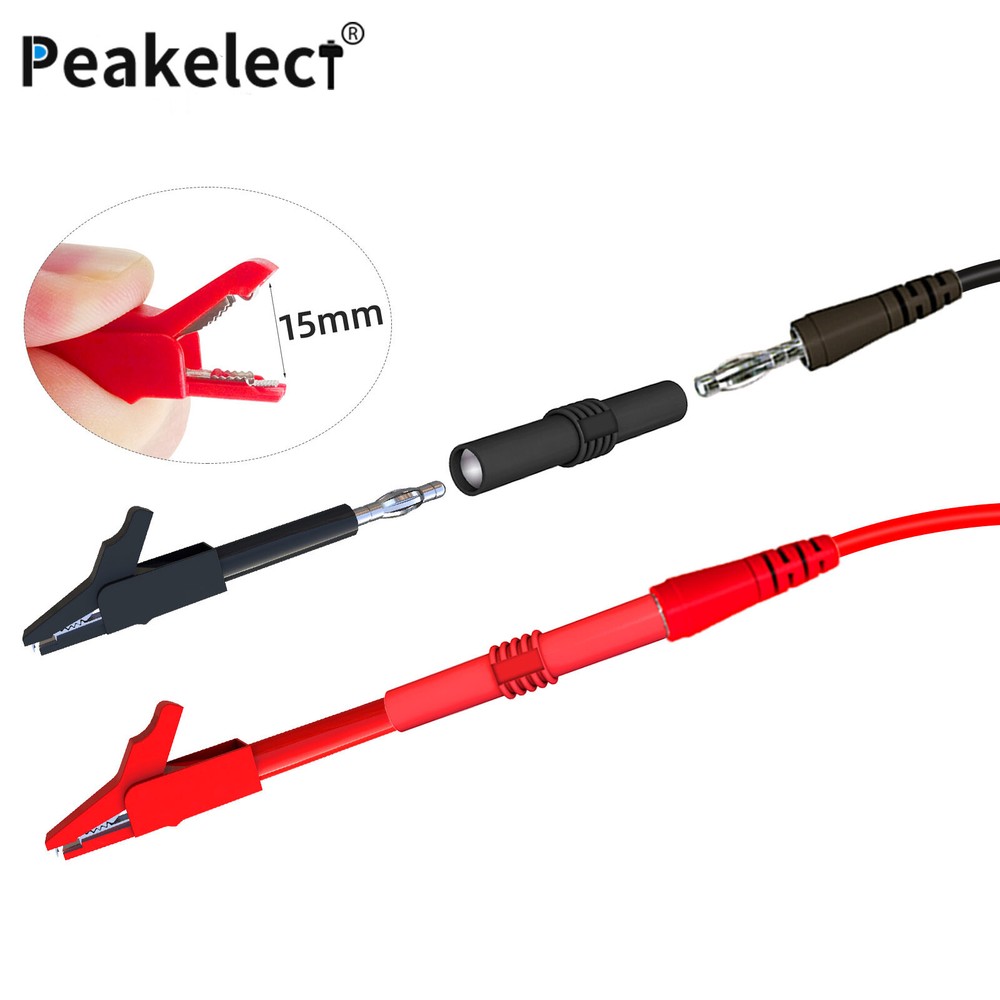 57PCS Back Probe Set Multimeter Test Lead Kit with Replaceable Probe Banana Plug