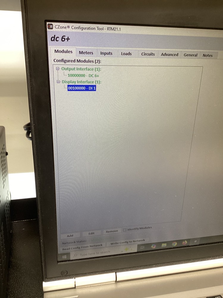 CZone BEP - Touch 5 - 80-911-0124-00- Display Interface- Excellent Condition