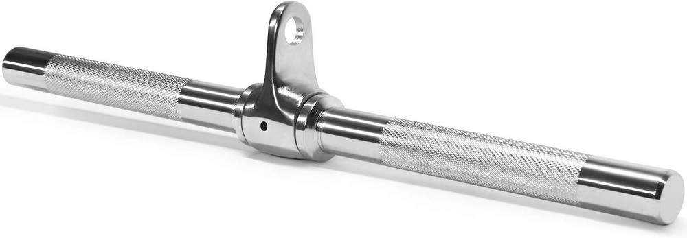 Cable Machine Attachment Row Handles Tricep Rope Straight Bar V Bar LAT Pulldown