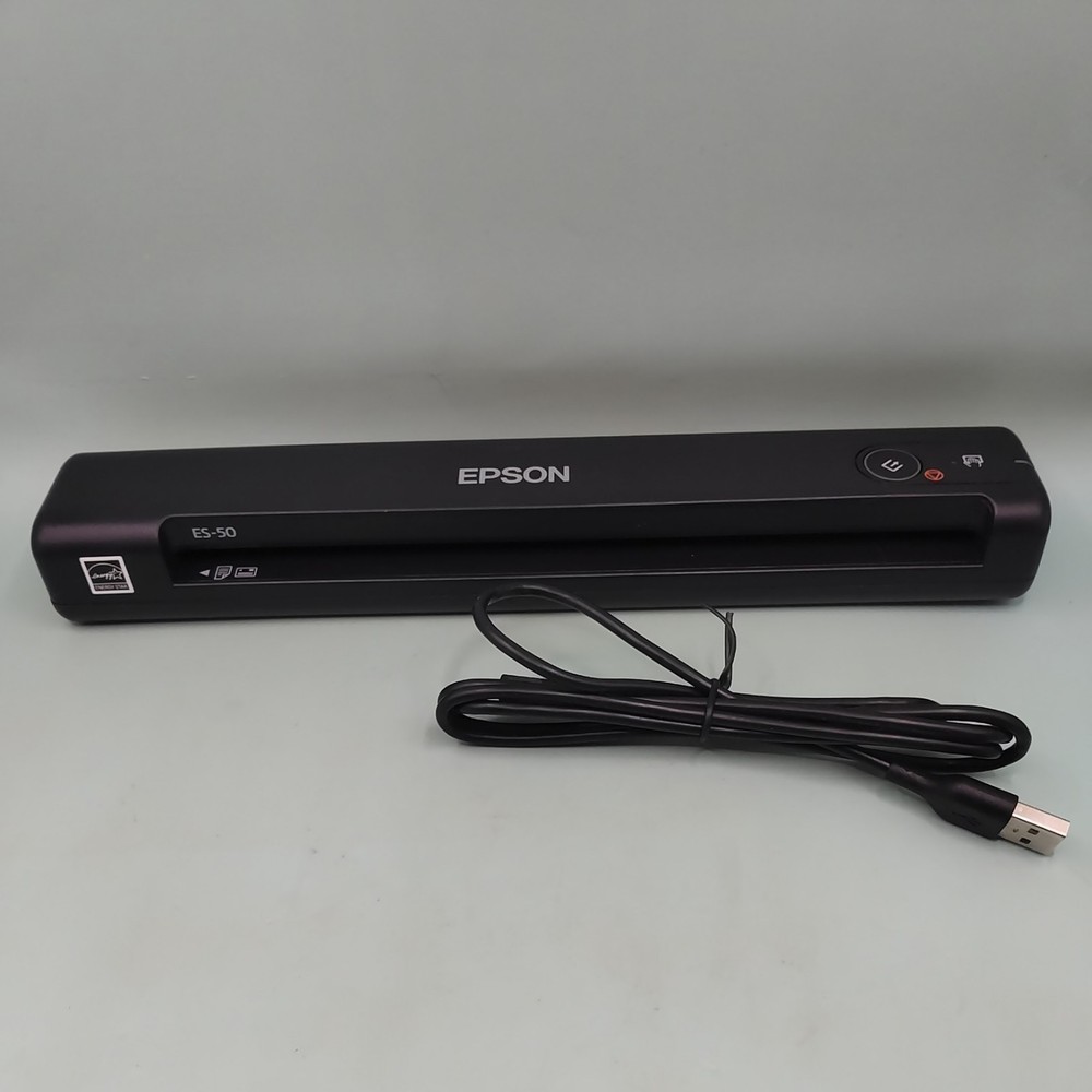Epson ES-50 WorkForce Portable Document Scanner - Black