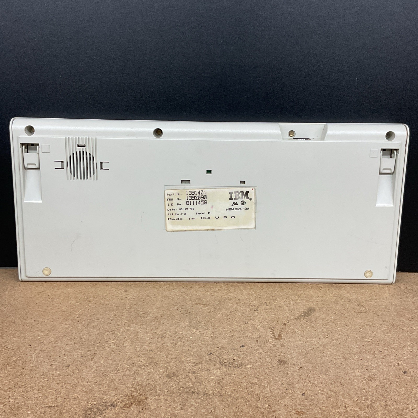 IBM PC Personal Computer Model M 1391401 Keyboard Vintage Computing