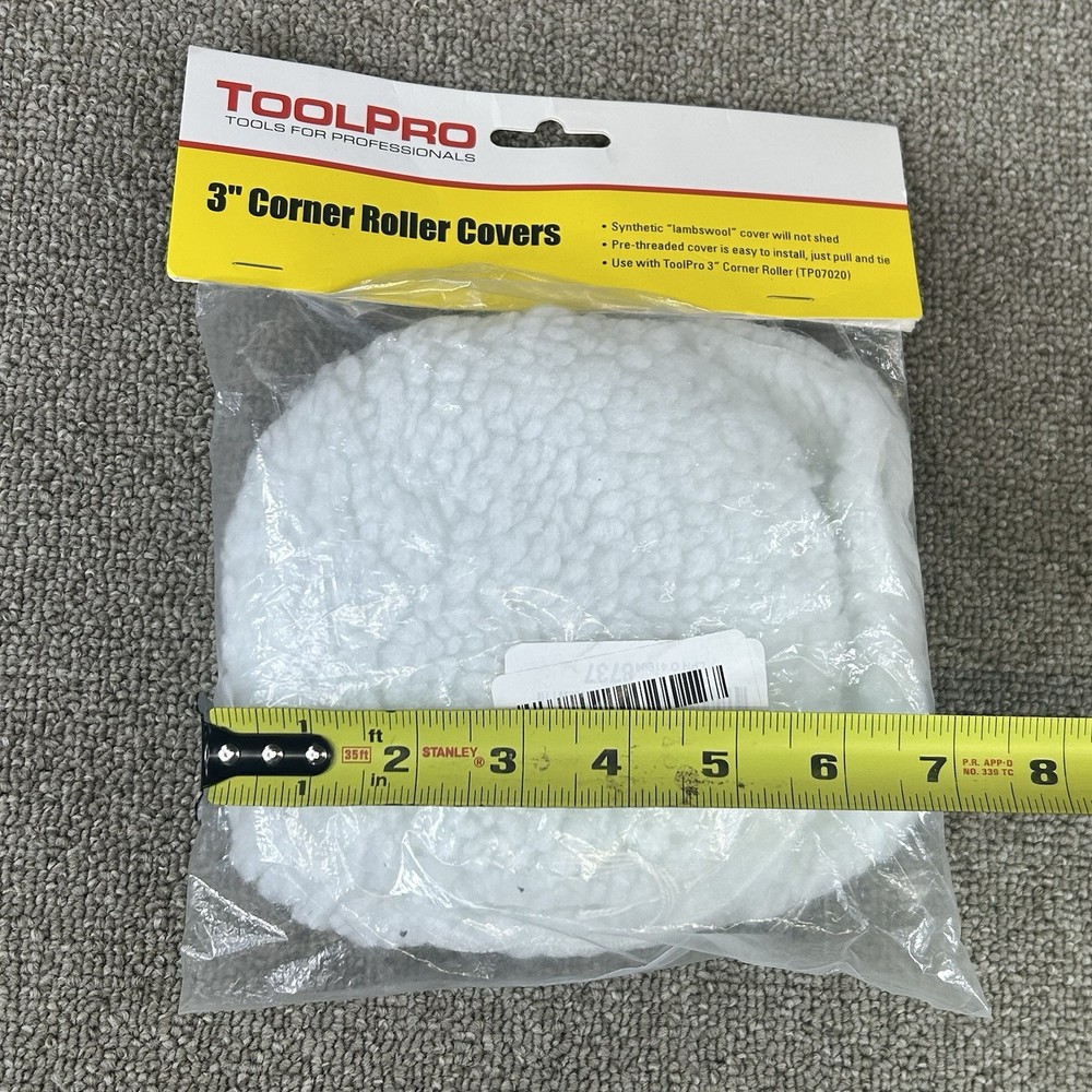 ToolPro 3" Inch Corner Roller Cover For Tool Pro Corner Roller TP07020 3 pack