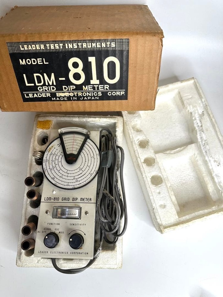 Untested - Leader Ldm-810 Grid Dip Meter