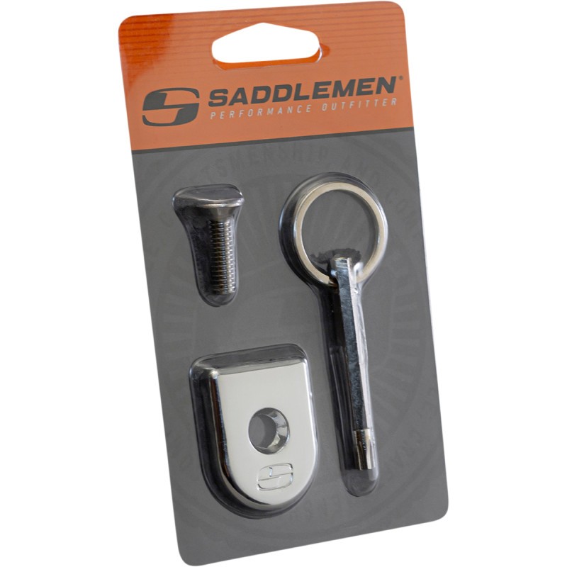 SADDLEMEN Security Seat Screw - Chrome - 8910C
