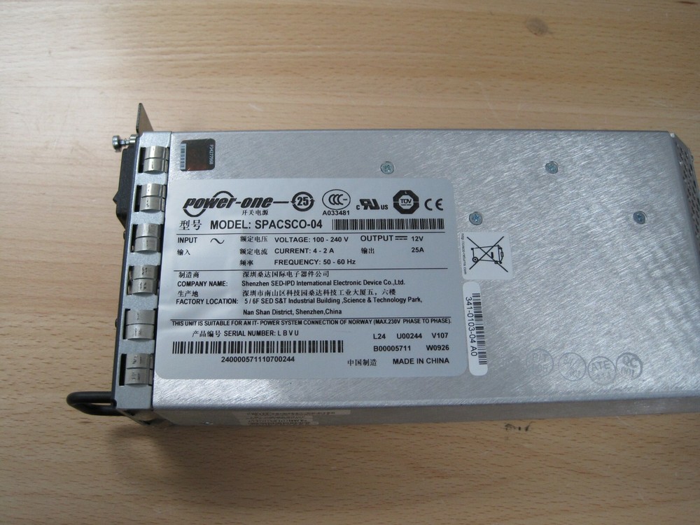 Cisco PWRC49E300AC 300W Power Supply UNTESTED