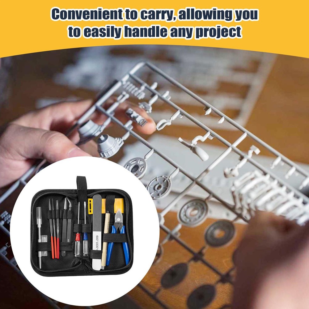 14PCS Gundam Model Tools Kit Modeler Basic Tools Craft Set For Gundam Car Model