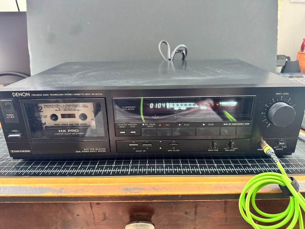DENON DR-M12HX CASSETTE DECK | TESTED AND WORKING