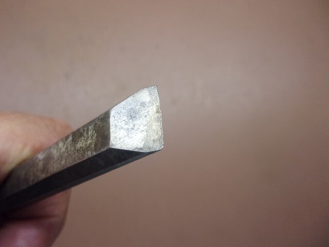 MILLERS FALLS 1430 1/2" Permaloid Red Handled Chisel 7" Long VG Cond & SHARP!!