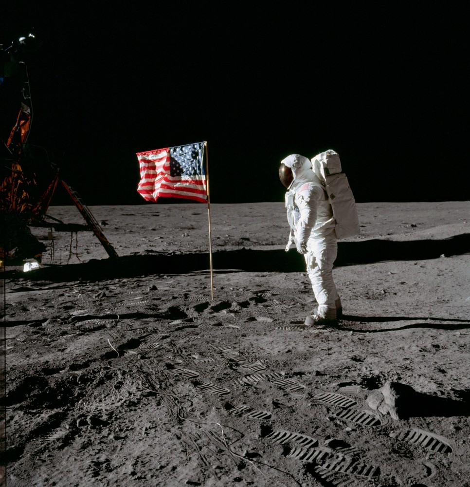 Aldrin From Apollo Moon Landing Poster