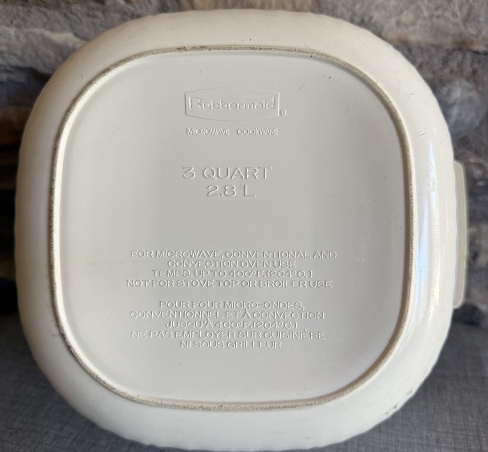 Rubbermaid Microwave Cookware 5 Piece Steamer Lid Stackable