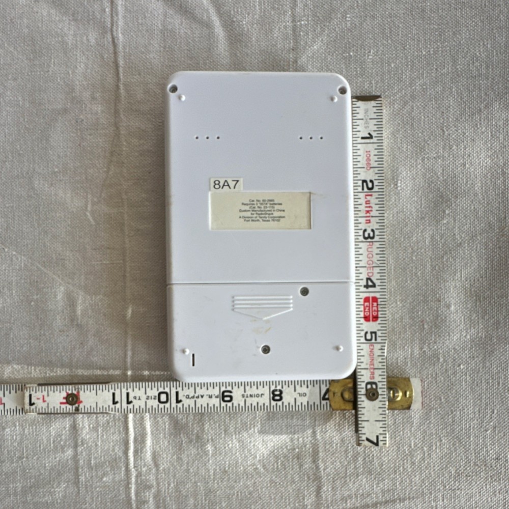 Pac-Man Handheld Electronic Game White 8A7 1980s