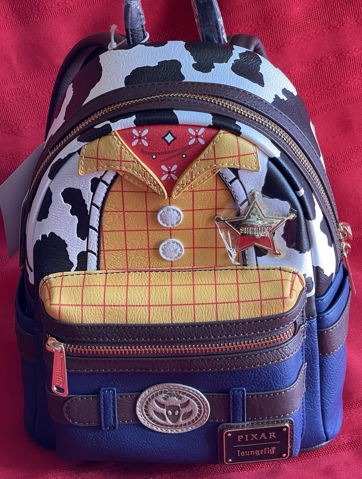 Loungefly Disney Pixar Toy Story Woody Sheriff Mini Backpack – Used