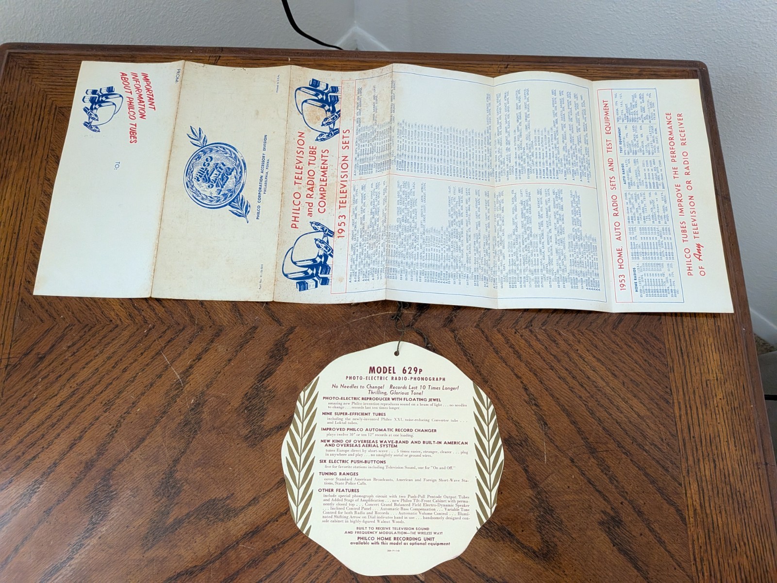 Large Lot Philco Salesman Dealer Advertising Items