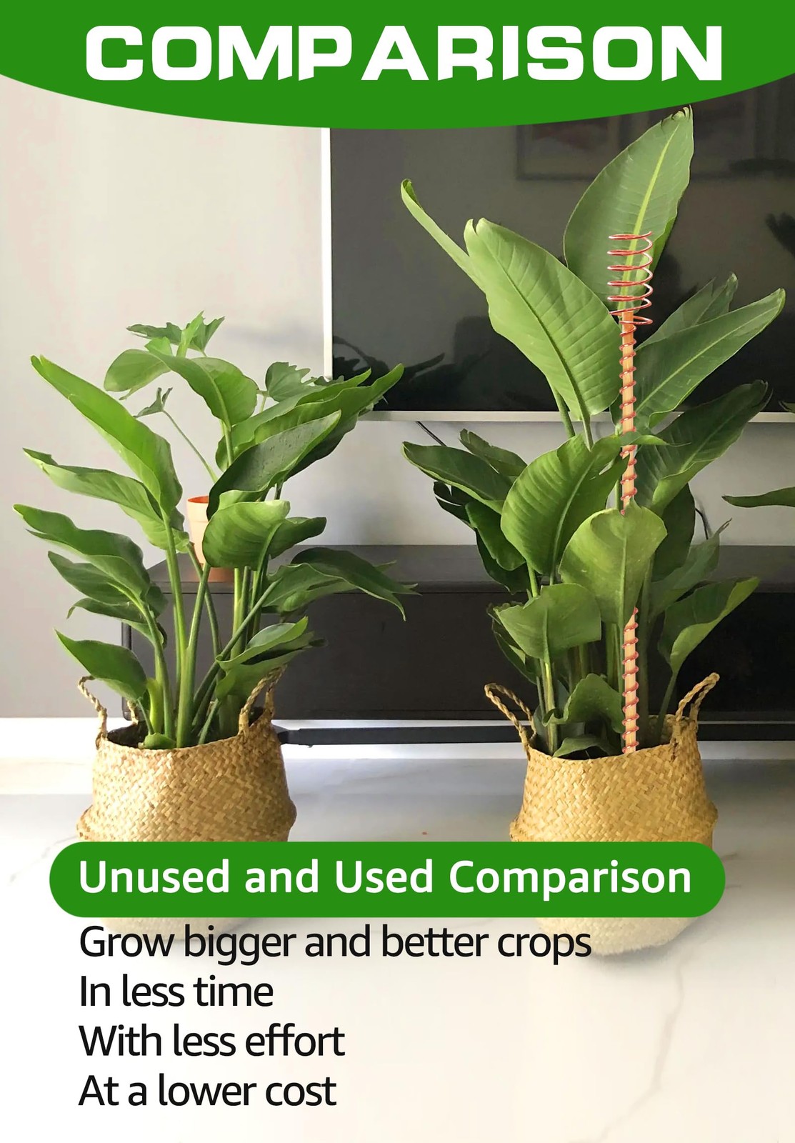 6 Pack 13" Copper Garden Stakes,Electroculture Copper Gardening Antenna, Elec...