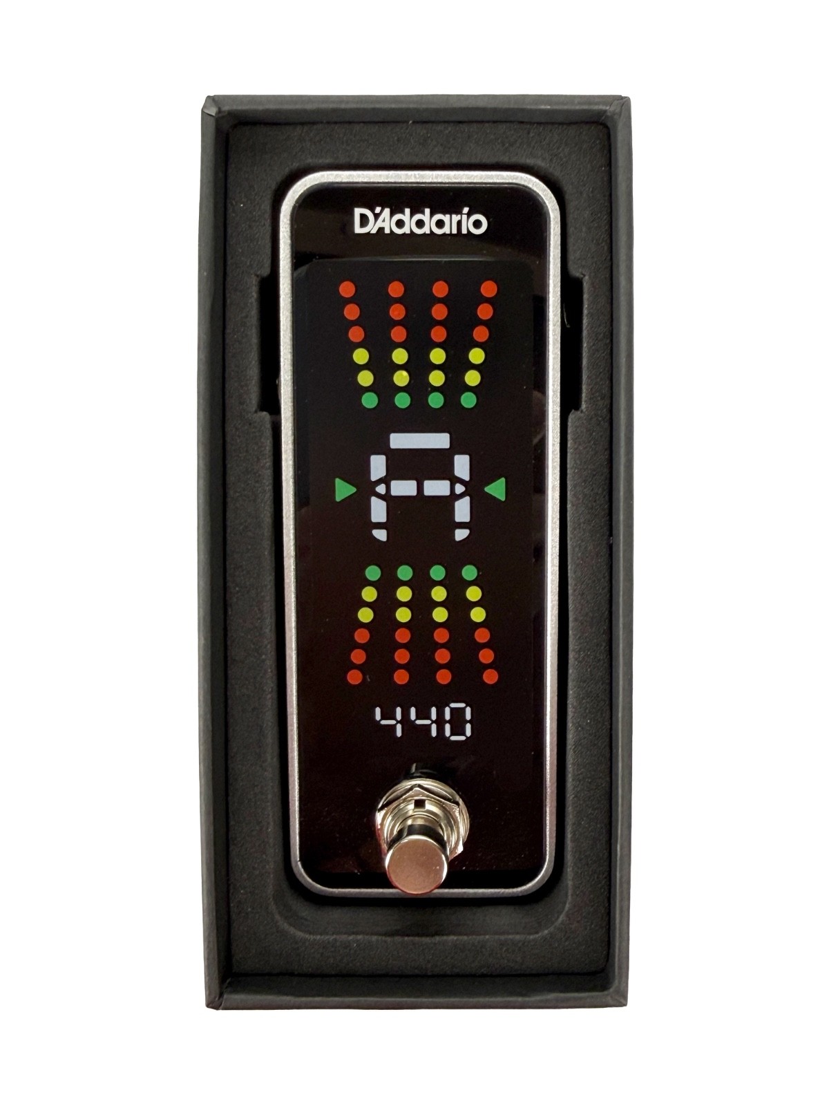 Brand New D'Addario PW-CT-20 Pedal Tuner Chromatic Guitar Bass True Bypass NIB