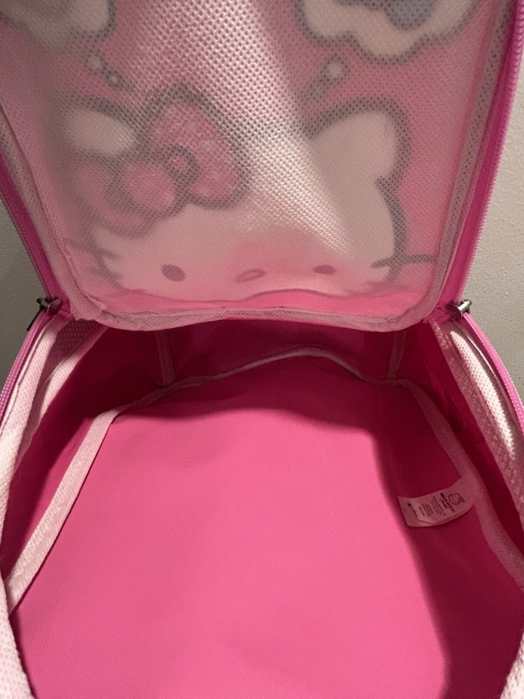 Small Kid’s Hello Kitty Pink Backpack w/ Multiple Compartments