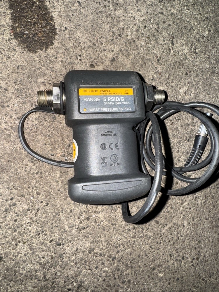 Fluke 700P23 Pressure Module 5 PSID/G Tested