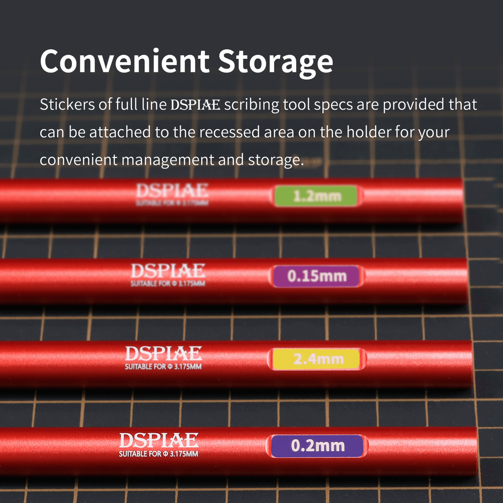 DSPIAE Push Broach Combination Set for Scribing CS-PB01 - US