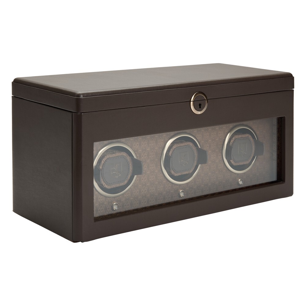 WOLF Earth Triple Watch Winder- Coffee