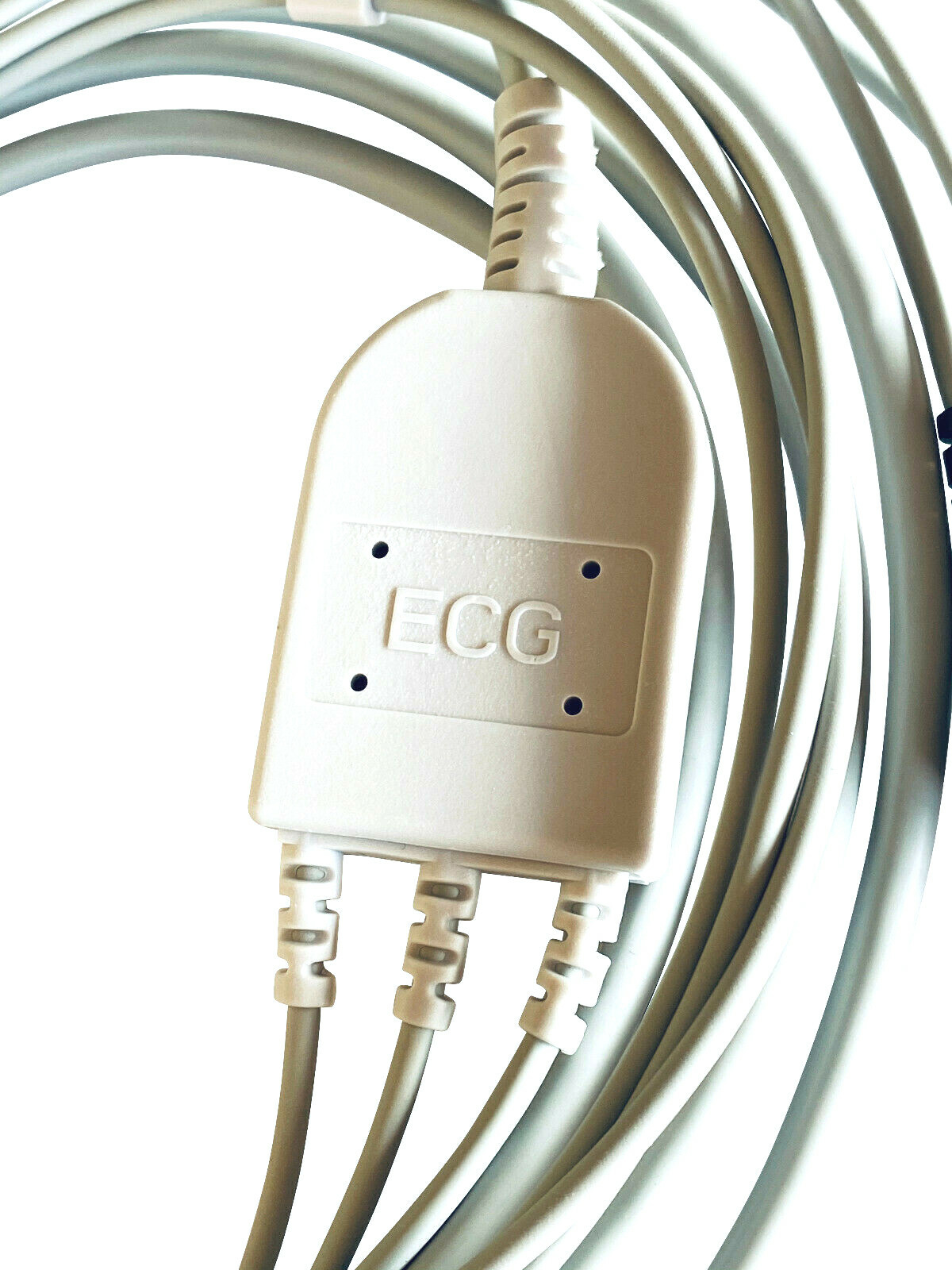 EKG ECG Cable 3 Lead Wire Snap Type for Patient Monitors 6 Pin AHA WARRANTY 9ft