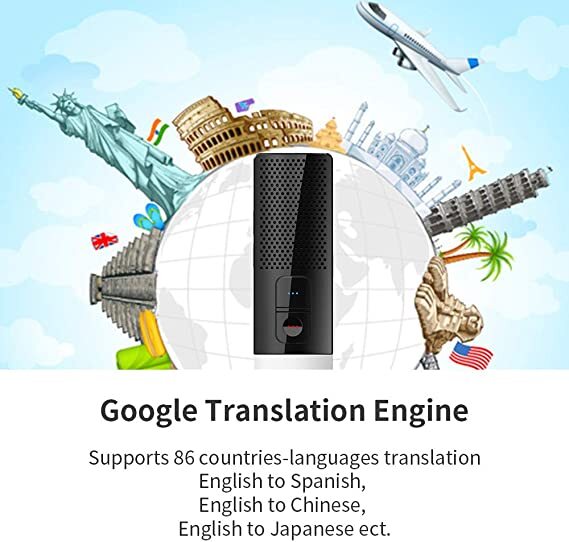Traductor de Idiomas 86 Idiomas Aprender Ingles Traductor de Voz Inteligente