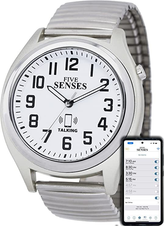 Bluetooth Atomic Talking Watch for Visually Impaired - App Controlled 2nd Gen