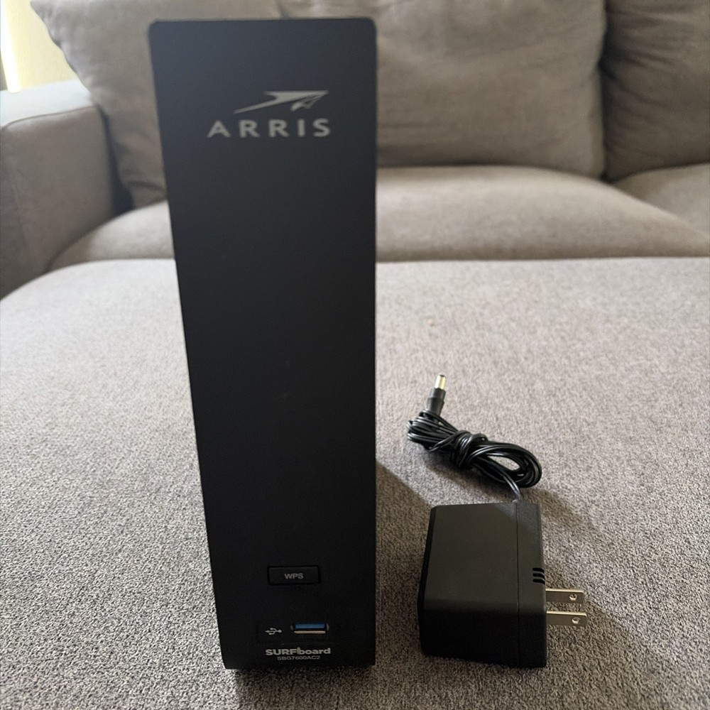 ARRIS ‎SBG7600AC2-RB Cable Modem Plus - Black