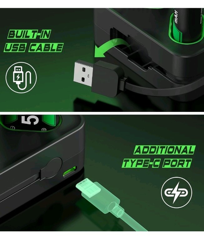 Battery Pack and Charger for Xbox Series x Elite Wireless Controller
