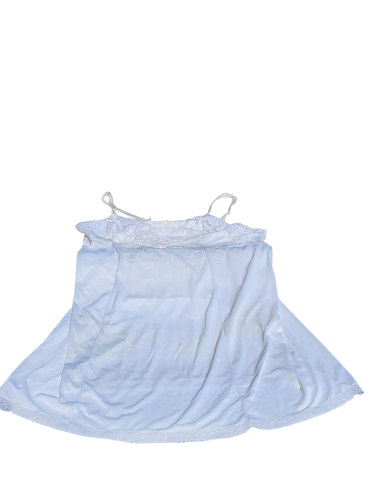 Vintage Wonder Maid Lingerie Slip Womens 42 White Non Cling Nylon Style 2911