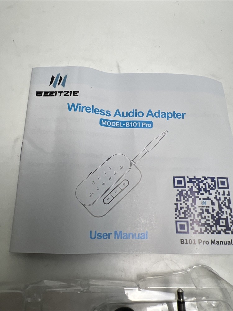 Beeitzie B101 Pro Wireless Audio Receiver Transmitter Bluetooth No Box