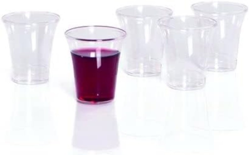 1000 Count Communion Cups - Modern Disposable & Recyclable Design for Churches