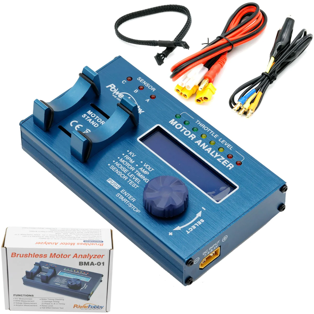 PowerHobby Brushless Motor Analyzer Sensored & Sensorless SkyRC Checker