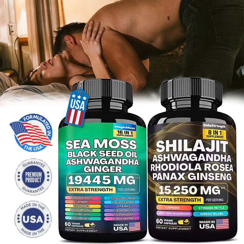 Original Dynamic Vitality Bundle-Sea Moss Multivitamin Shilajit Power Combo