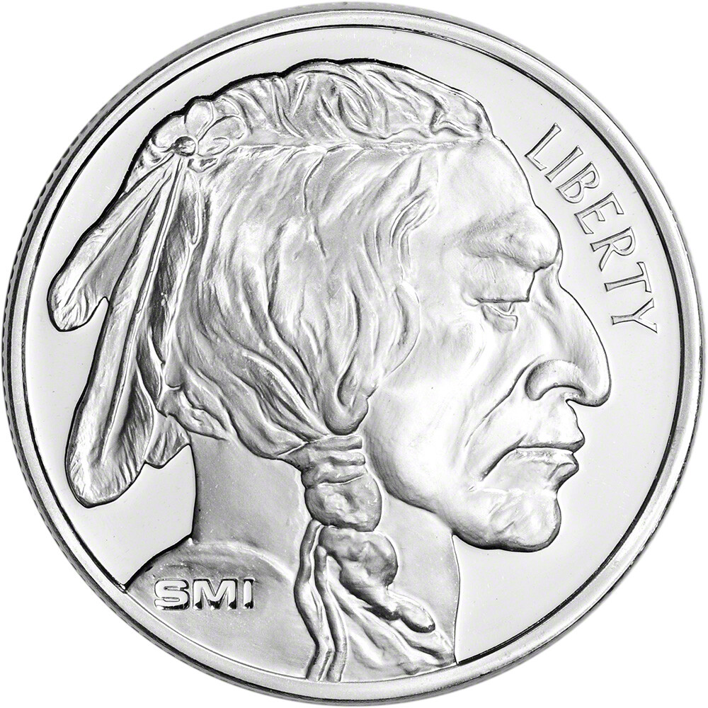 1 oz. Silver Round - Sunshine Buffalo - .999 Fine