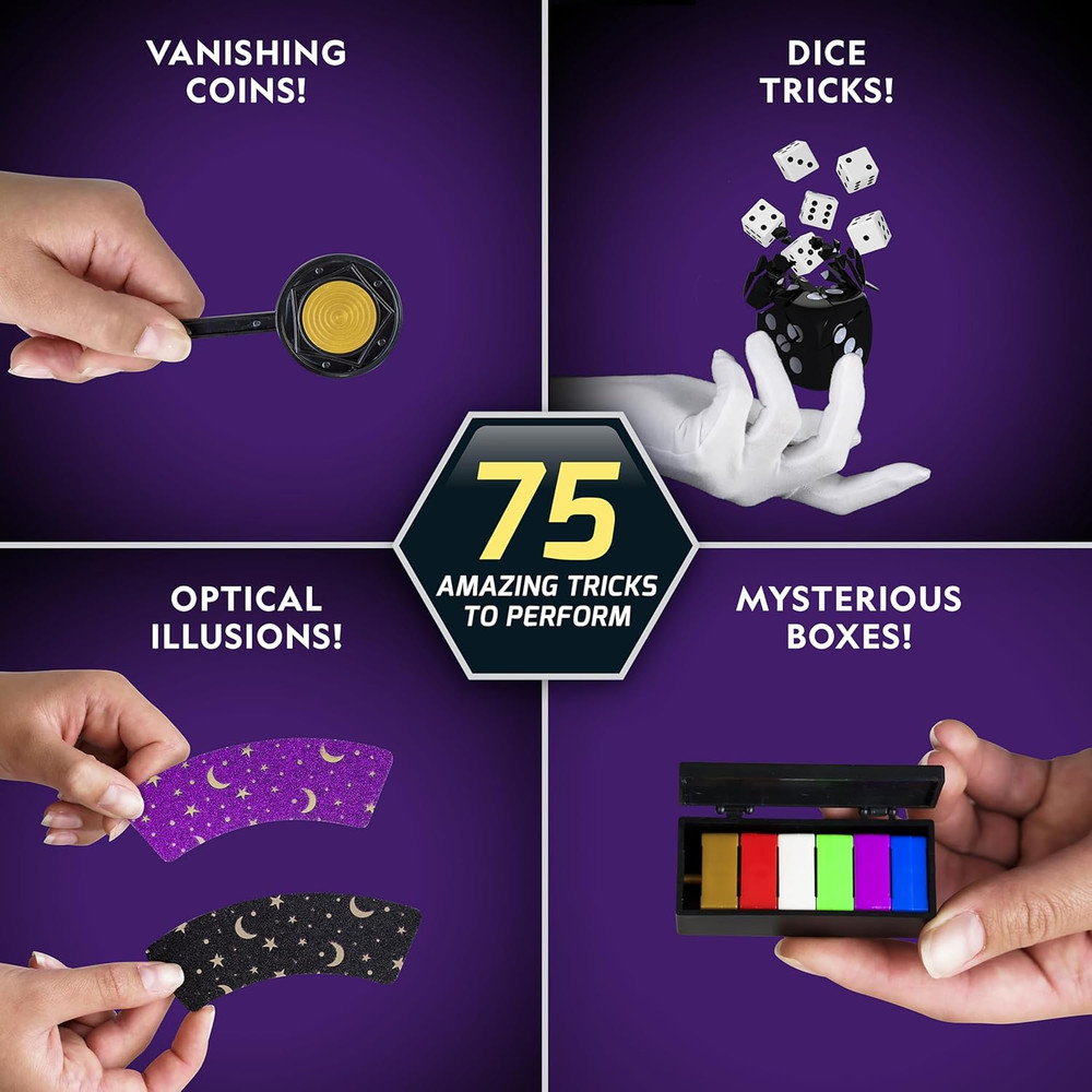 Mega Magic Set - More than 75 Magic Tricks for Kids to Perform with Step-By-Step