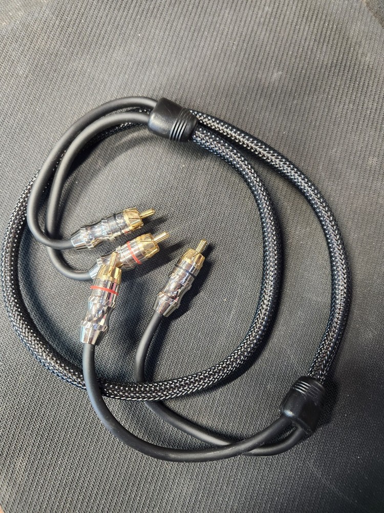 Nemesis Audio 2 Channel Triple Shielded Copper RCA Cable 12' Interconnect