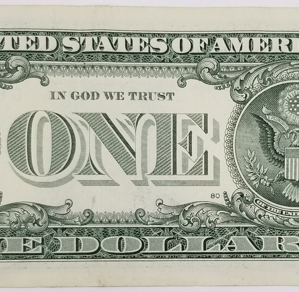 Federal Reserve Note MISALIGNMENT ERROR MISCUT $1 Dollar Chicago 2021