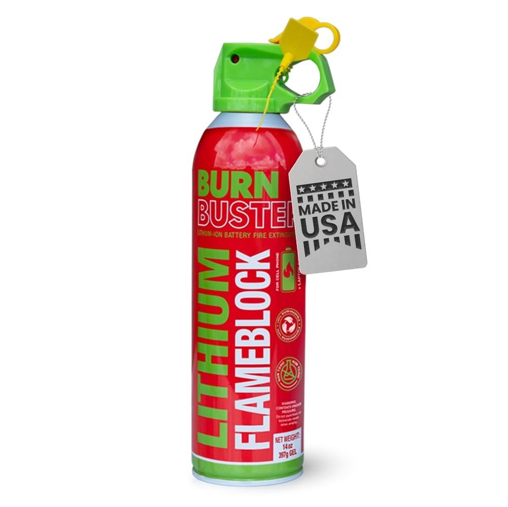 Lithium-Ion Fire Extinguishing 1-Pack - Battery Fire Suppression for Electron...