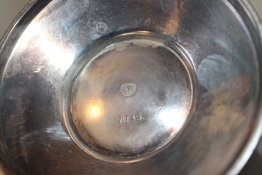 Antique Art Deco Silverplate Coffee Pot Art Krupp Berndorf Vintage 70cl