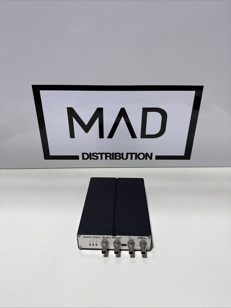 AXIS 2400+ Video Server 4-Channel Camera Network Encoder PN: 0175-001-01