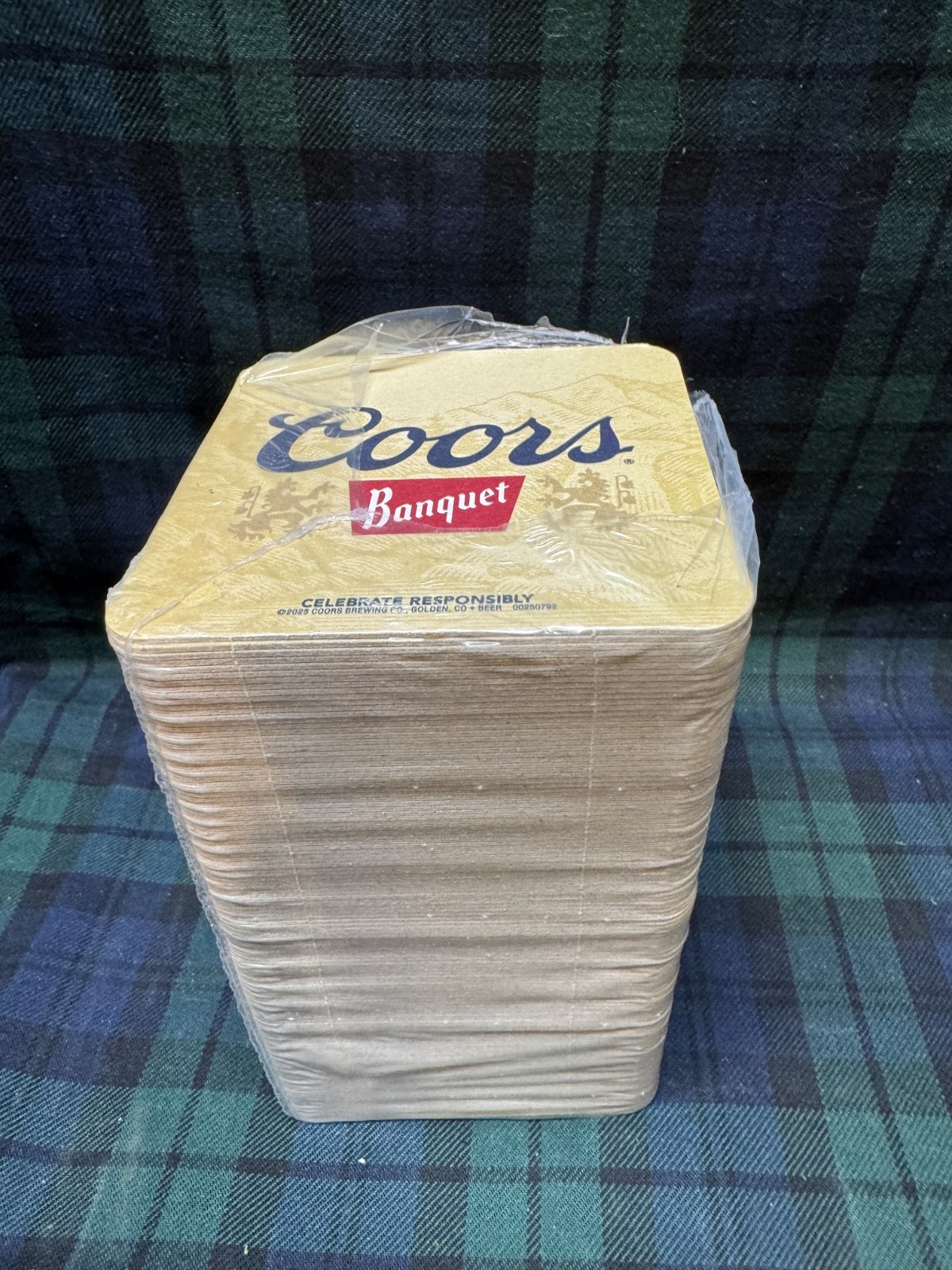 2025 Coors Banquet Beer Cardboard Coasters 125 Pack