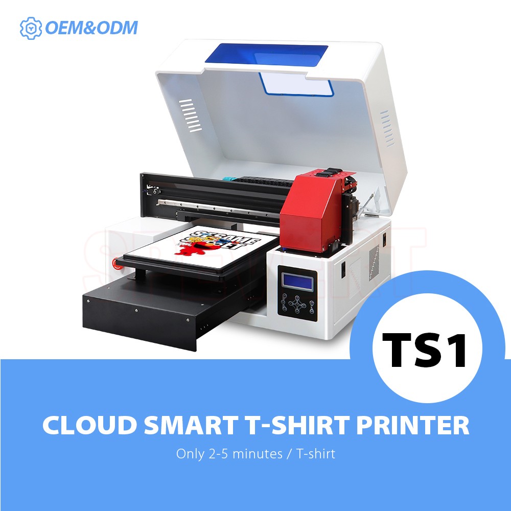 DTG Printer A3 for UV Tshirt Textile Clothes Printing Machine Double PrinterHead