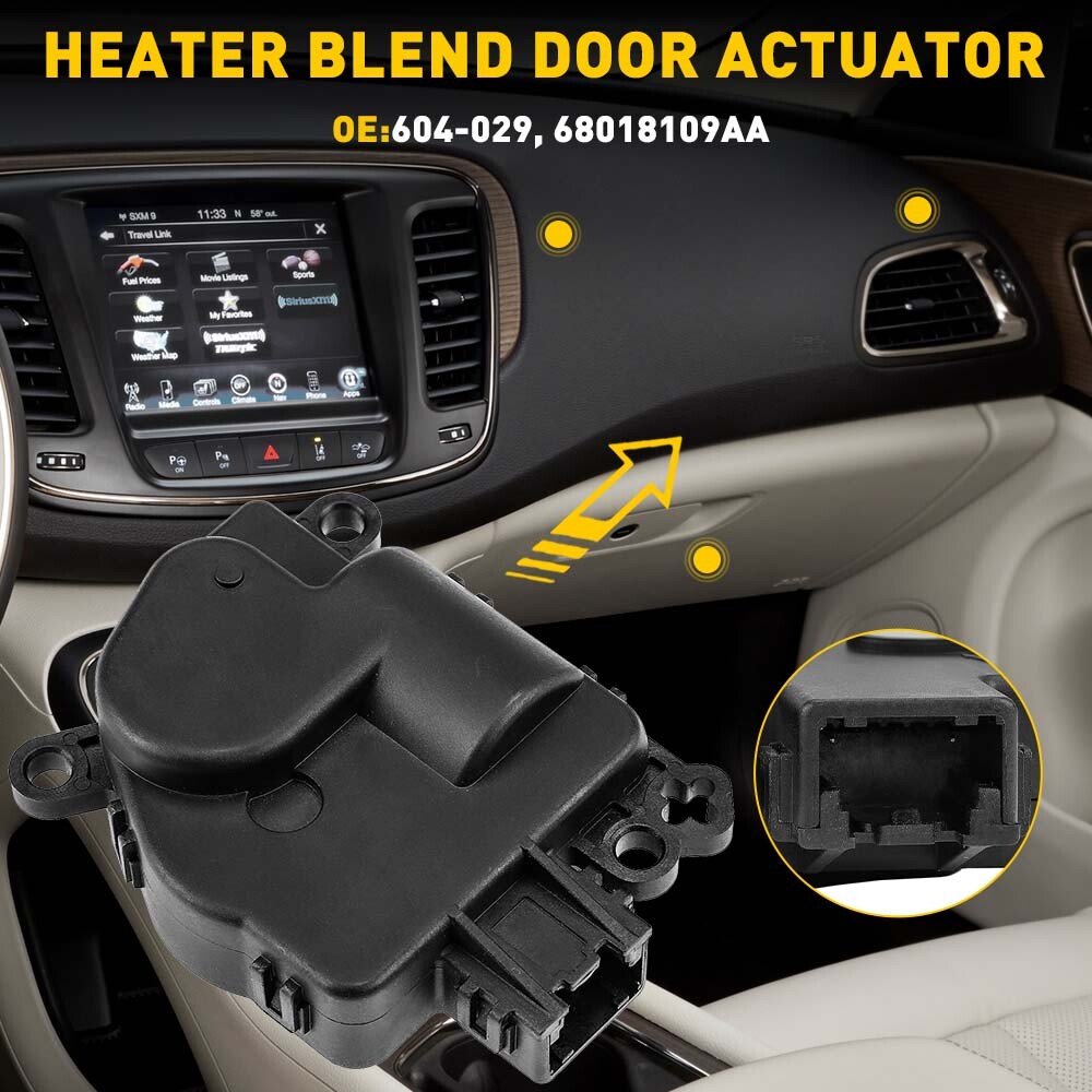 For Chrysler 200 Dodge Avenger Journey Jeep HVAC Heater A/C Blend Door Actuator⭐