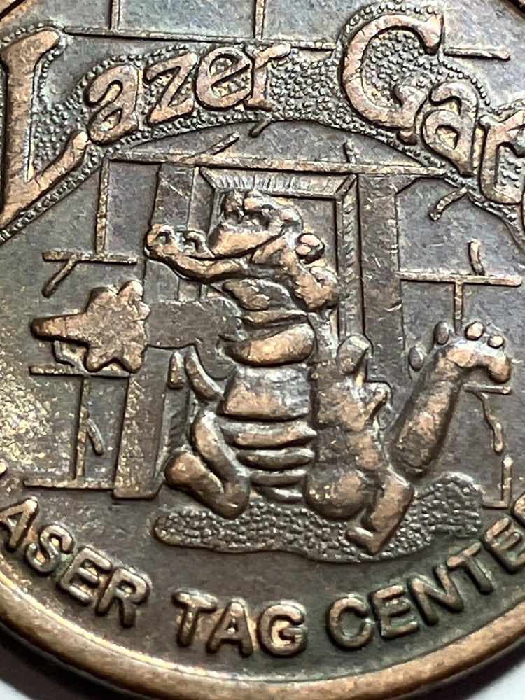 Lazer Gate Arcade Laser Tag Token Alligator #si1