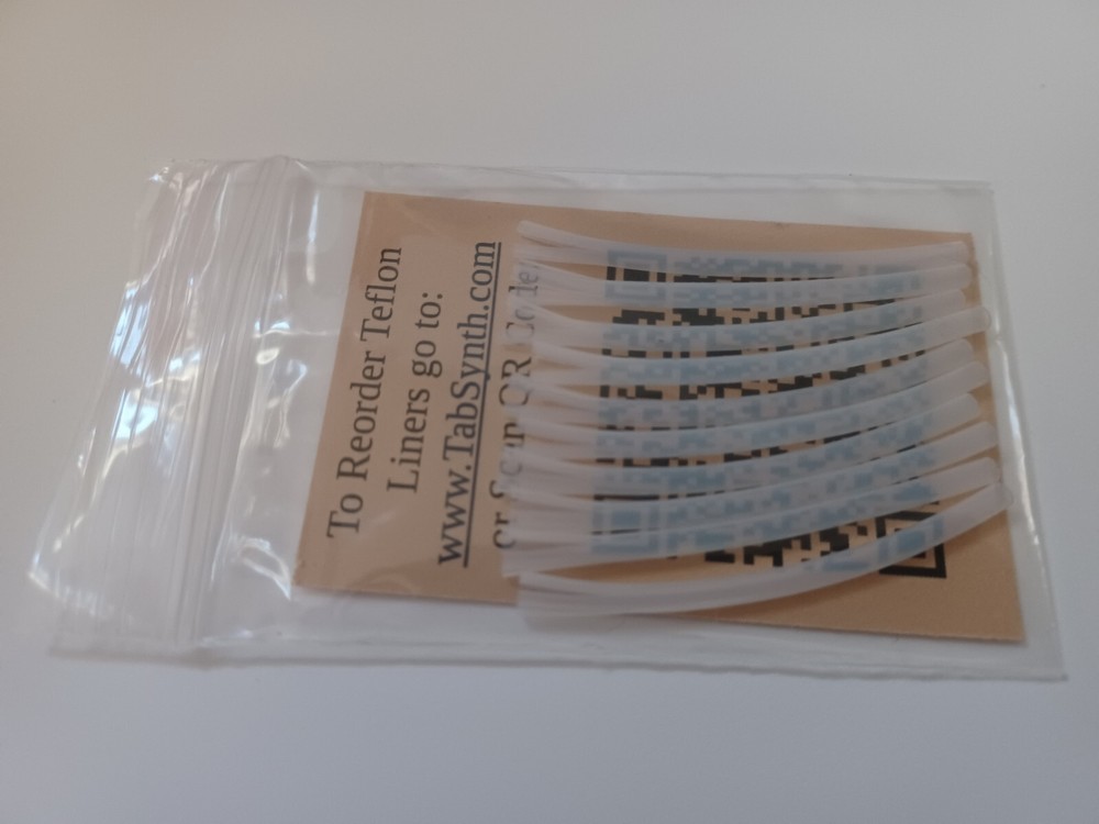 Teflon Guide Tubes or Makerbot Method Extruders (10 Pack)