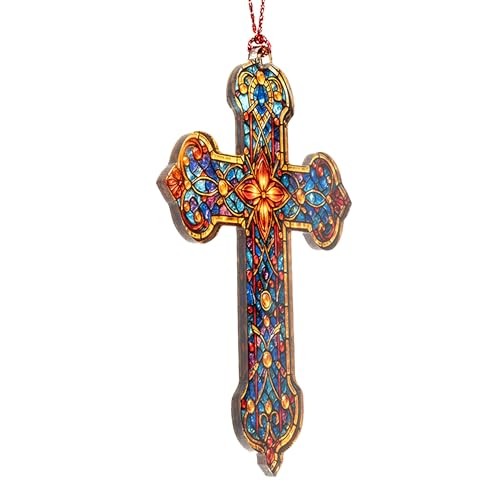 He is Risen Easter Decor – Religious Easter Cross Decoration for Home, Cross2