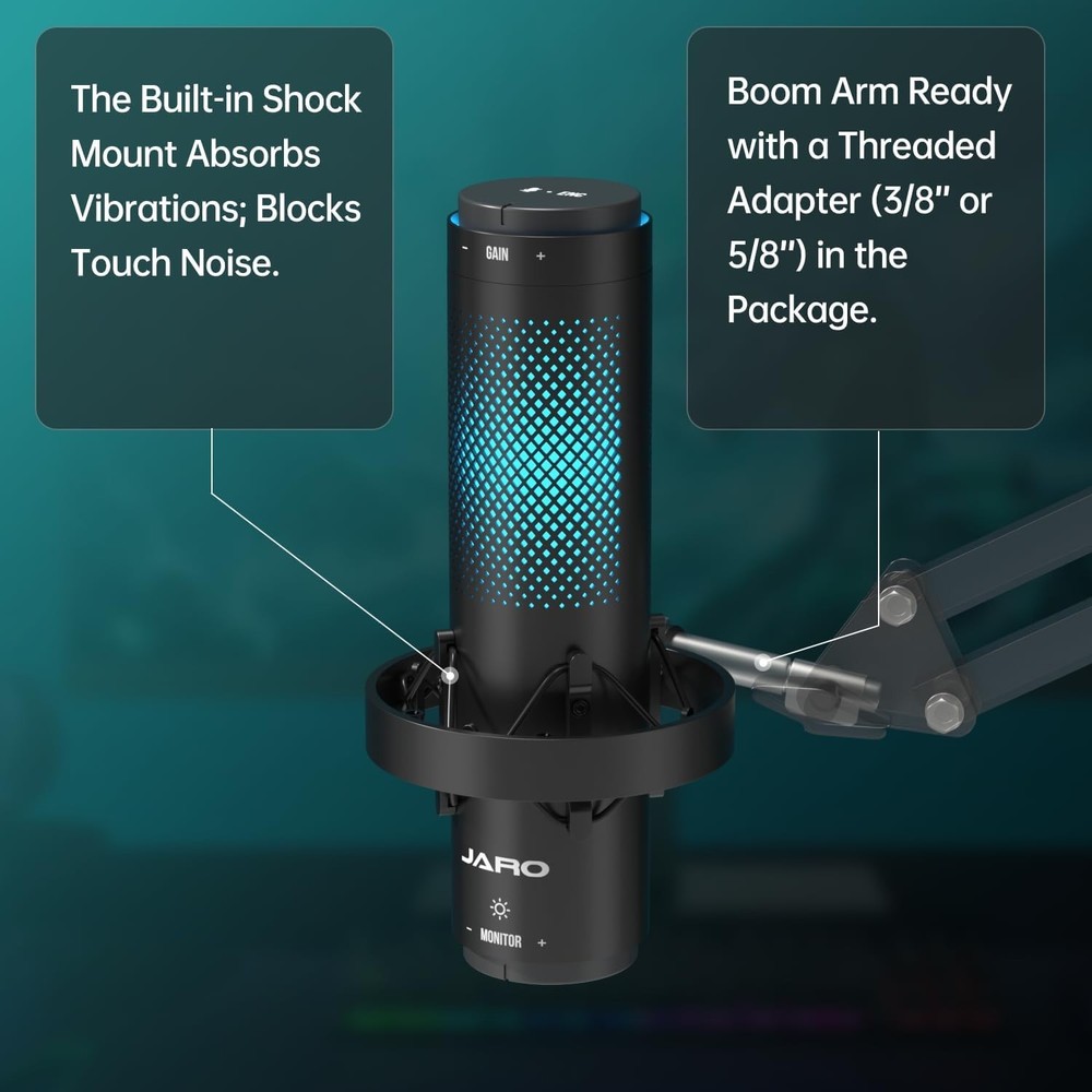 JARO USB Multi-Polar Pattern Condenser Microphone T35-3