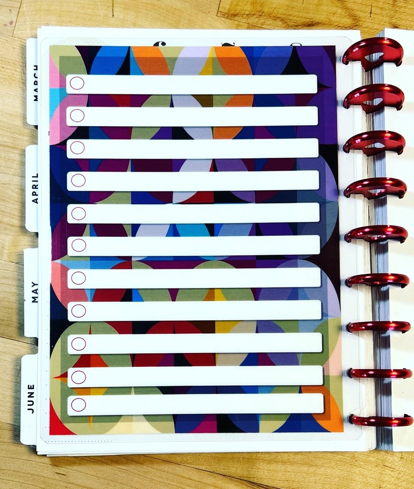 To Do Check List "I would forget" Dashboard Insert 4 use with HAPPY Planner
