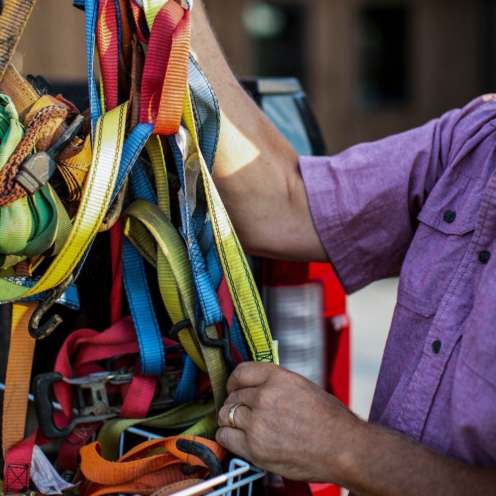 STRAP SAK Ratchet Strap Storage Bag Complete Set