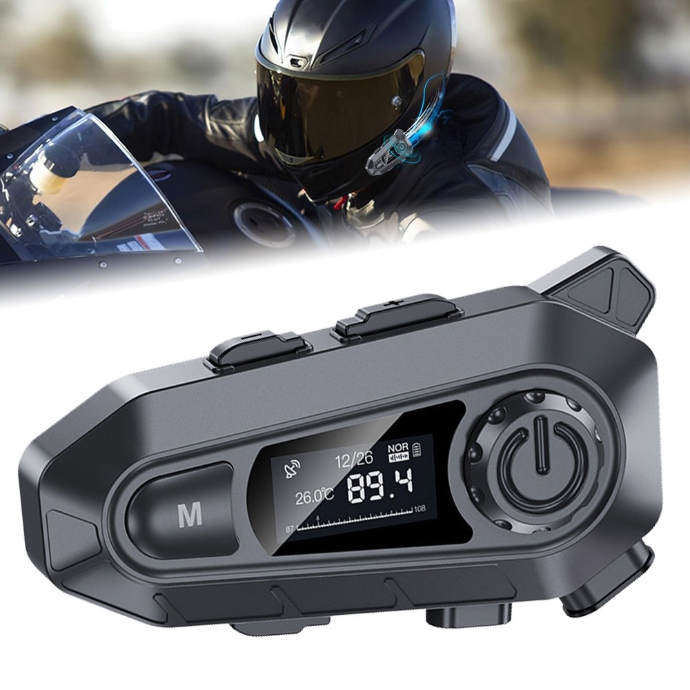 Waterproof Motorcycle Helmet Headset Wireless Bluetooth Headphone Speaker
